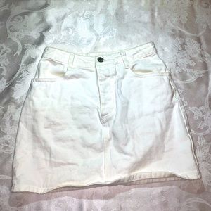 J. Galt white mini skirt